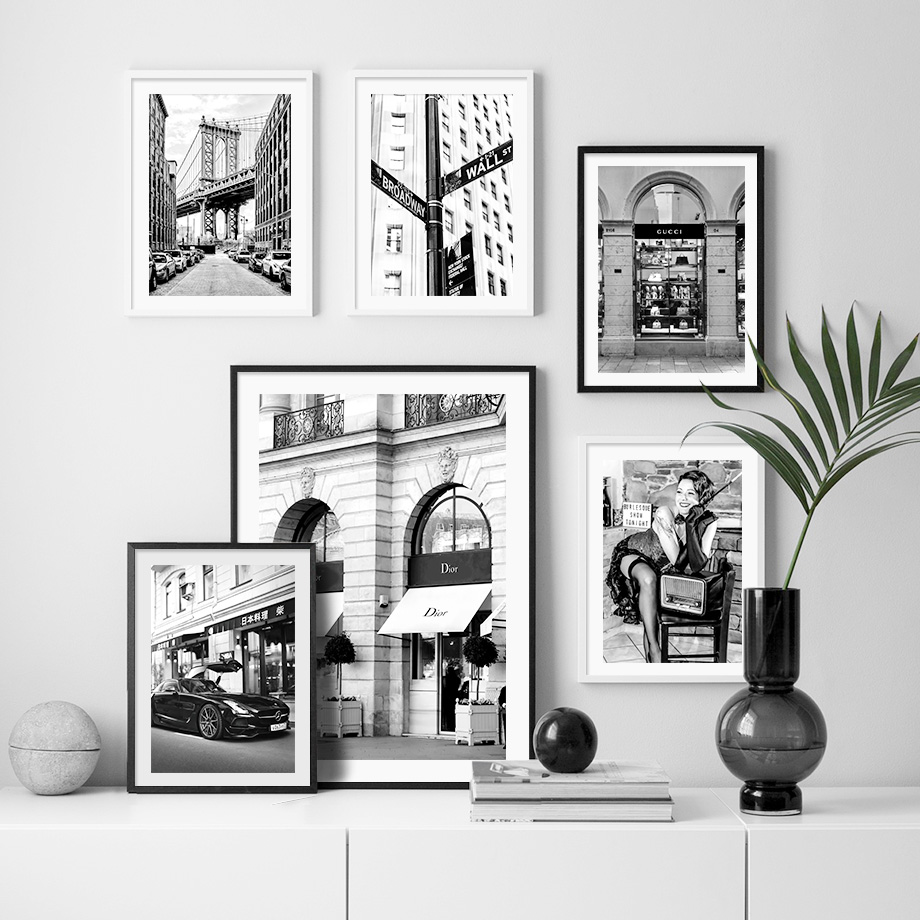 Luxury Lifestyle - Affiches et impressions nordiques noir et