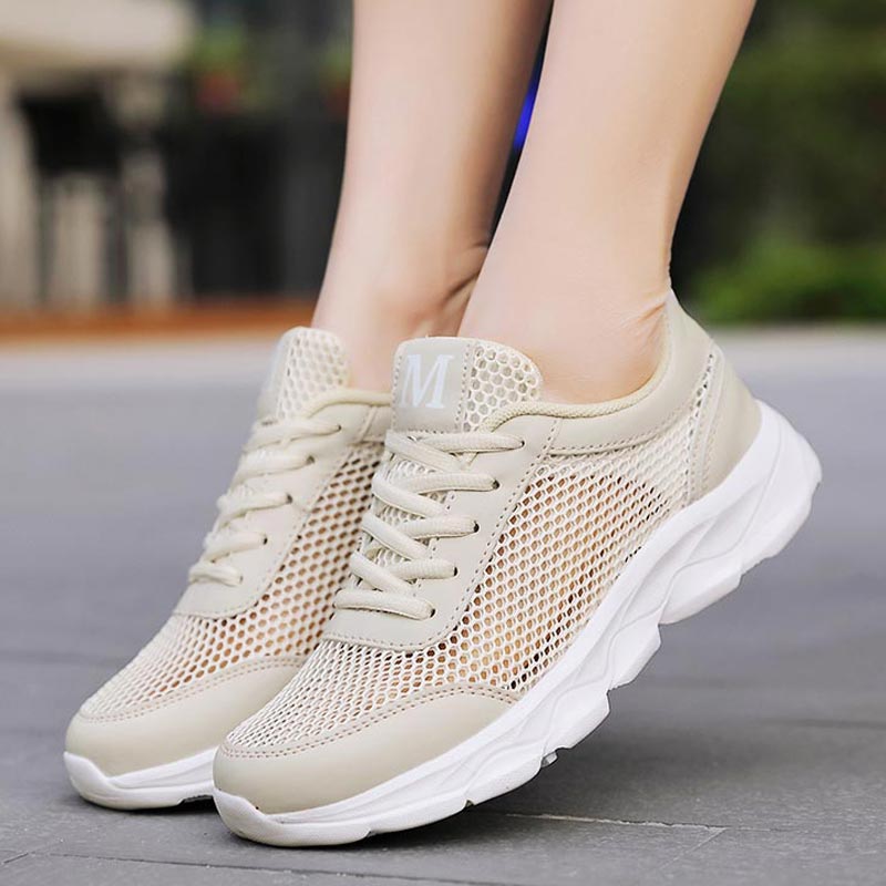 Luxury Lifestyle Resorts - Été Respirant Sneakers Femmes Maille Femmes